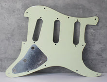 Load image into Gallery viewer, 59 - 62 Montreux Guitars Lefty Strat Pickguard For USA Mex Fender  - Mint Ivory

