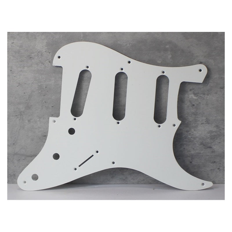 54 - 58 Pickguard For USA Mex Strat Fender  - 1 Ply White 2mm