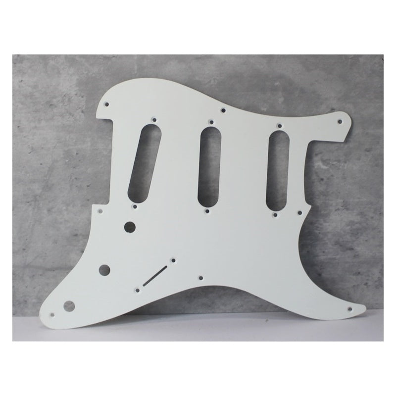 54 - 58 Pickguard For USA Mex Strat Fender   - 1 Ply White 1.6mm