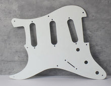 Load image into Gallery viewer, 54 - 58 Pickguard For USA Mex Strat Fender   - 1 Ply White 1.6mm
