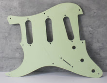 Load image into Gallery viewer, 59, 57 Pickguard For Fender Strat Wide Bevel 8 Holes Version 2 - Mint Green
