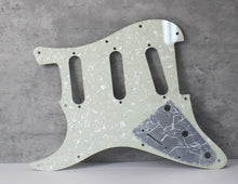 Load image into Gallery viewer, 68, 69 Pickguard For Fender Strat Pearl Back - Mint Ivory
