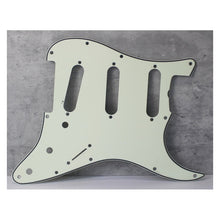 Load image into Gallery viewer, 64 65 Pickguard Replacement For Fender Strat Wide Bevel - Mint Ivory
