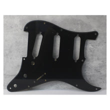 Load image into Gallery viewer, Pickguard For Fender SRV Strat  - Black Acrylic 1 Ply
