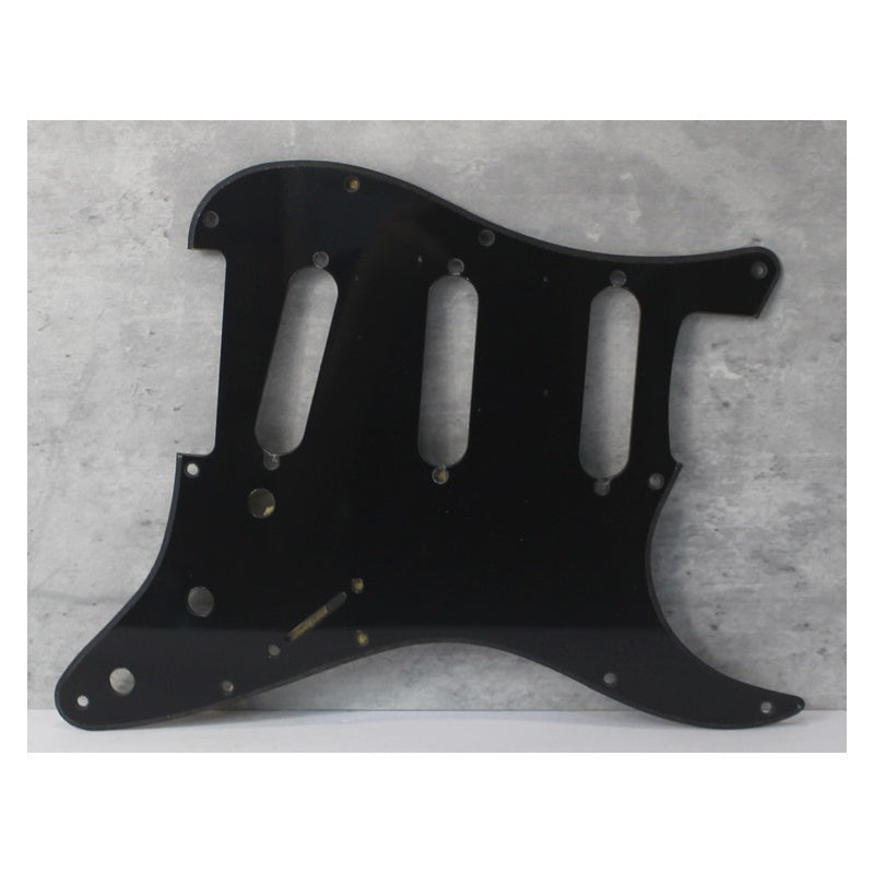 Pickguard For Fender SRV Strat  - Black Acrylic 1 Ply
