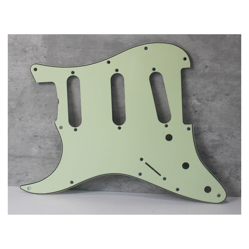 64 to Modern Pickguard For Lefty Strat For USA Fender - Mint Green