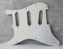 Load image into Gallery viewer, Voodoo Pickguard Reverse Bridge Pickup Fits Jimi Hendrix Strat - Parchment
