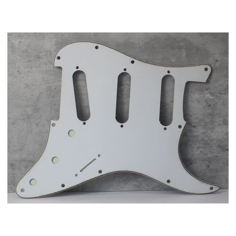 Voodoo Pickguard Reverse Bridge Pickup Fits Jimi Hendrix Strat - White 3 Ply