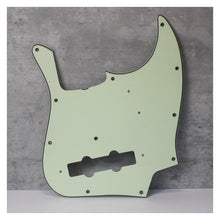 Load image into Gallery viewer, Vintage Jazz Bass Pickguard For USA Fender - Light Mint Green Wide Bevel 3 Ply

