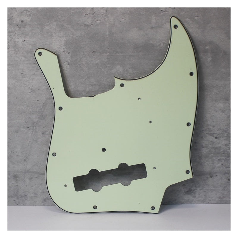 Vintage Jazz Bass Pickguard For USA Fender - Light Mint Green Wide Bevel 3 Ply