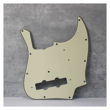 Load image into Gallery viewer, Vintage Jazz Bass Pickguard For USA Fender - Vintage Cream Wide Bevel 3 Ply

