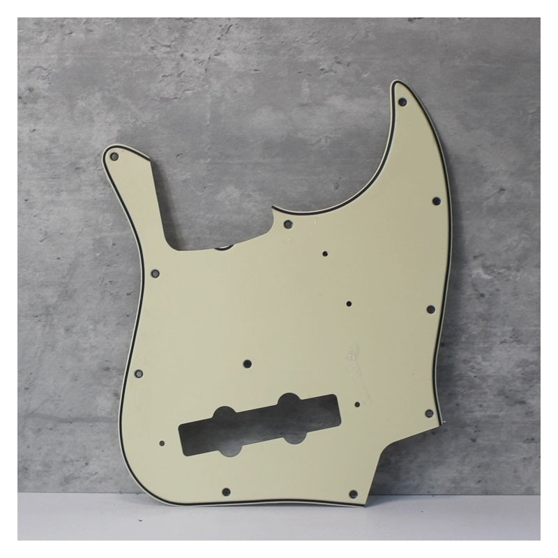 Vintage Jazz Bass Pickguard For USA Fender - Vintage Cream Wide Bevel 3 Ply