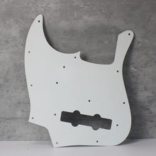 Load image into Gallery viewer, Vintage Jazz Bass Pickguard For USA Fender - White Wide Bevel 3 Ply
