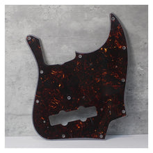 Load image into Gallery viewer, Jazz Bass Pickguard For USA Fender - Brown Tortoise Shell Celluloid Top 4 Ply
