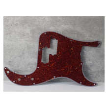 Load image into Gallery viewer, Precision P Bass Pickguard For USA Fender - Brown Tortoise 4 Ply Celluloid Top
