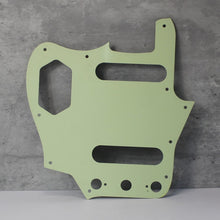 Load image into Gallery viewer, Vintage Jaguar Pickguard Wide Bevel For Fender - Brown Tortoise Shell (Green Base)
