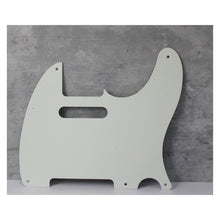 Load image into Gallery viewer, 1 Ply Pickguard For 50s Telecaster - 5 Hole 1.6mm Parchment White

