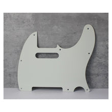 Load image into Gallery viewer, 1 Ply Pickguard For 60s Telecaster - 8 Hole Parchment White
