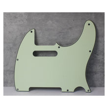 Load image into Gallery viewer, 3 Ply Pickguard For 60s Telecaster Wide Bevel  - Light Mint Green
