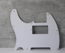 Load image into Gallery viewer, Pickguard For Standard Telecaster w Humbucker Cavity - White 1 Ply
