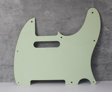 Load image into Gallery viewer, 3 Ply Pickguard For Left Handed 60s Telecaster Wide Bevel - Light Mint Green
