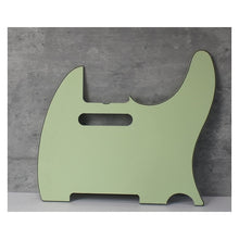 Load image into Gallery viewer, 3 Ply Pickguard For 60s Telecaster Wide Bevel w No Screw Holes - Mint Green
