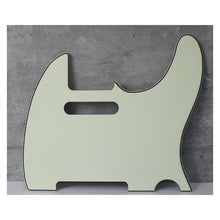Load image into Gallery viewer, 3 Ply Pickguard For 60s Telecaster Wide Bevel w No Screw Holes - Mint Ivory
