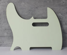 Load image into Gallery viewer, 3 Ply Pickguard For 60s Telecaster Wide Bevel w No Screw Holes - Mint Ivory
