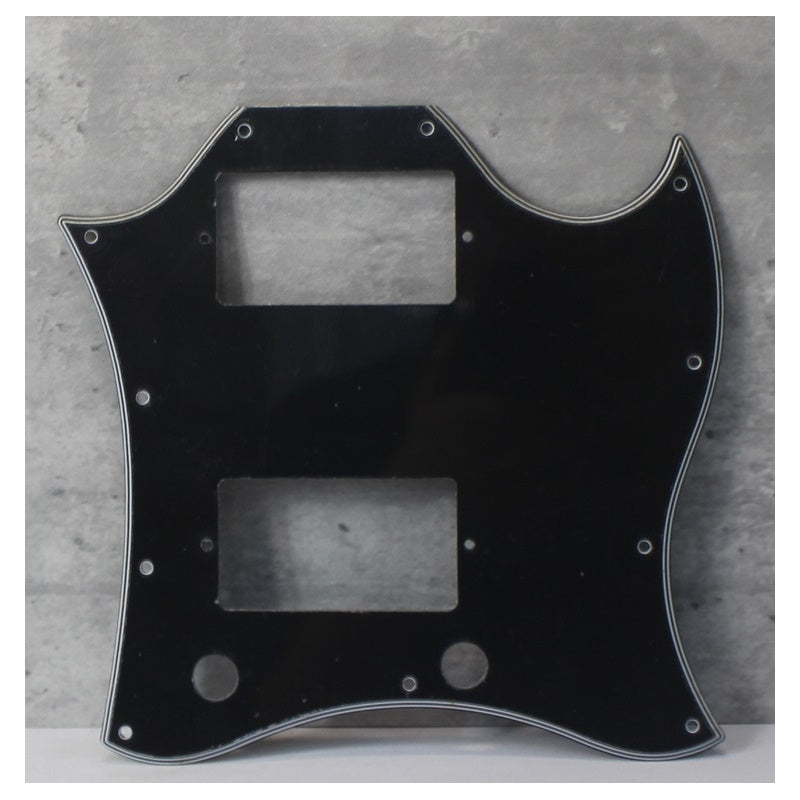 Full Face Pickguard For Gibson USA SG - 5 Ply Black