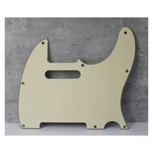 Load image into Gallery viewer, 68, 69 Telecaster Pickguard For Vintage USA Fender Tele Cream Ivory w Pearl Back
