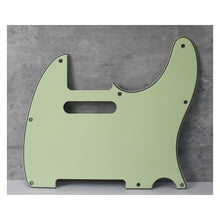 Load image into Gallery viewer, 68, 69 Telecaster Pickguard For Vintage USA Fender Tele Mint Green Pearl Back
