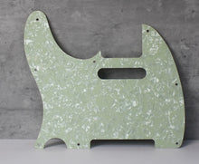 Load image into Gallery viewer, 68, 69 Telecaster Pickguard For Vintage USA Fender Tele Mint Green Pearl Back
