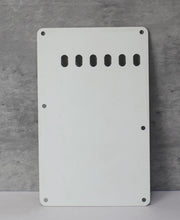 Load image into Gallery viewer, Tremolo Cover Back Plate For Fender Stratocaster - White 1 Ply 1.4mm
