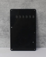 Load image into Gallery viewer, Tremolo Cover Back Plate For Fender Stratocaster - Black 1 Ply 1.4mm
