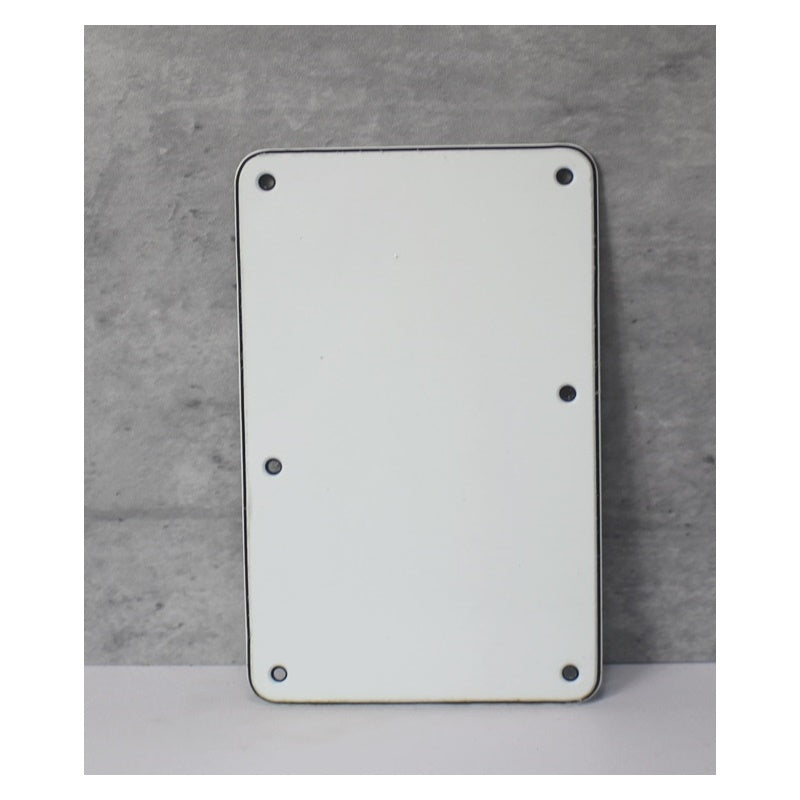 Tremolo Cover Back Plate For Floyd Rose Style Guitars (Wide) - White 3 Ply