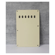 Load image into Gallery viewer, Tremolo Cover Back Plate For Fender Stratocaster V1 - Cream 1 Ply
