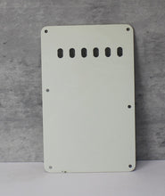 Load image into Gallery viewer, Tremolo Cover Back Plate For Fender Stratocaster V1 - Parchment 1 Ply
