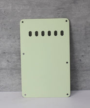 Load image into Gallery viewer, Tremolo Cover Back Plate For Fender Stratocaster V1 - Light Mint Green 1 Ply
