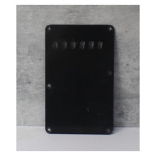 Load image into Gallery viewer, Tremolo Cover Back Plate For Fender Stratocaster V1 - Black 1 Ply
