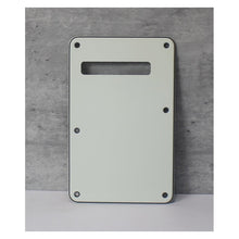 Load image into Gallery viewer, Tremolo Cover Back Plate For USA MIM Stratocaster Modern - Parchment 3 Ply
