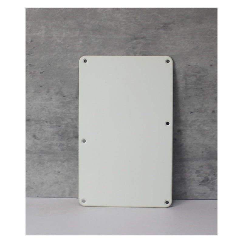Tremolo Cover Back Plate For Ibanez Guitars  - White 1 Ply