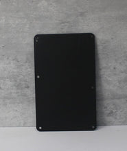 Load image into Gallery viewer, Tremolo Cover Back Plate For Ibanez Guitars  - Black 1 Ply
