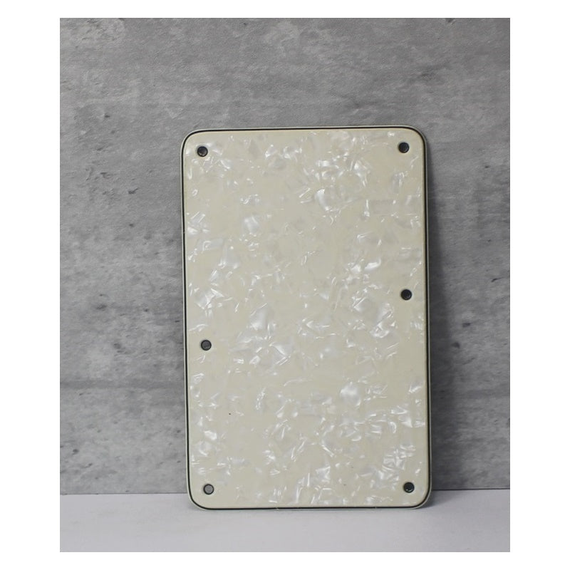 Tremolo Cover Back Plate For Ibanez Guitars  - Cream Pearloid