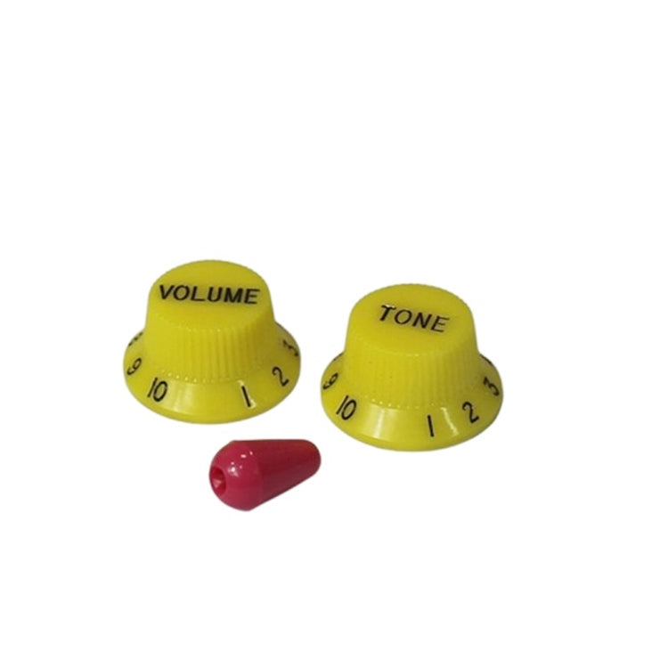 Replacement Knobs For Ibanez - Yellow w/ Pink Tip