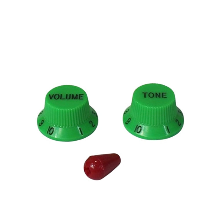 Replacement Knobs For Ibanez - Green W/ Red Tip