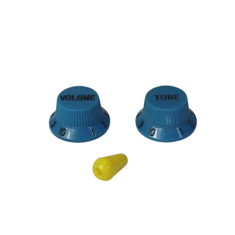 Replacement Knobs For Ibanez - Blue W/ Yellow Tip