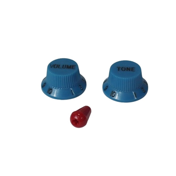Replacement Knobs For Ibanez - Blue W/ Red Tip