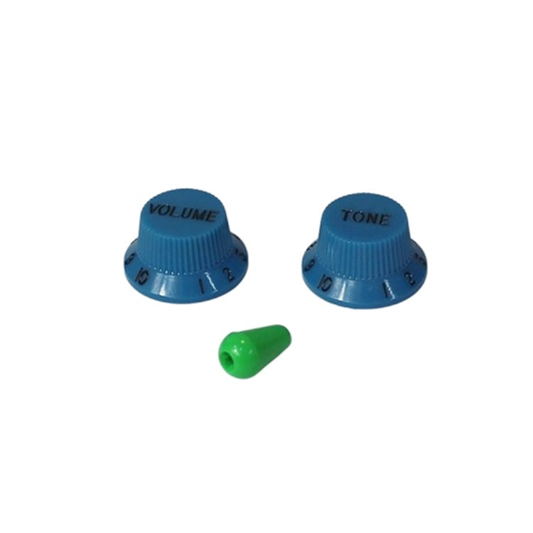 Replacement Knobs For Ibanez - Blue W/ Green Tip