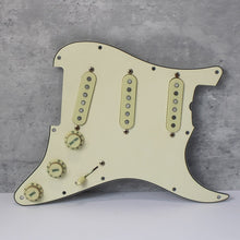 Load image into Gallery viewer, The Revival Pickups RPS2 Grey Bottom Aged Pickup Pickguard Assembly - AB11

