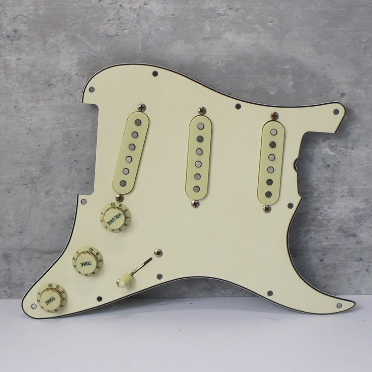 The Revival Pickups RPS2 Grey Bottom Aged Pickup Pickguard Assembly - AB11